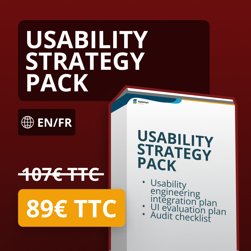 Pack stratégie aptitude à l’utilisation (norme EN 62366-1:2015/A1:2020)