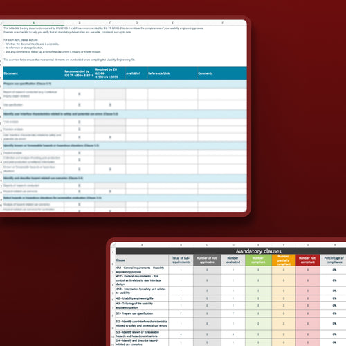 Grille d’audit EN 62366-1 :2015/A1 :2020