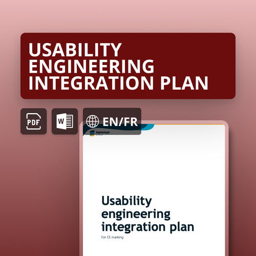 Pack stratégie aptitude à l’utilisation (norme EN 62366-1:2015/A1:2020)