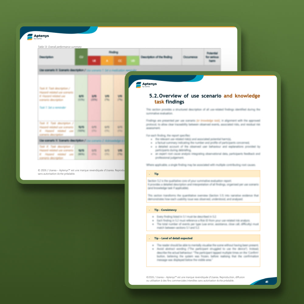 Pack évaluation sommative (norme EN 62366-1:2015/A1:2020)